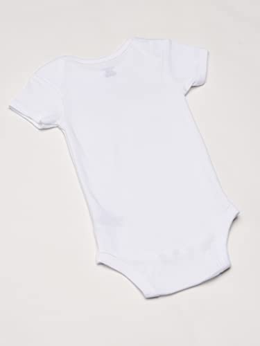 Long-lasting Gerber Baby Bodysuits, White, Size 6-9M