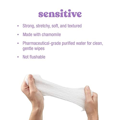 Amazon Elements Baby Wipes, Sensitive, 720 Count Flip-Top Packs
