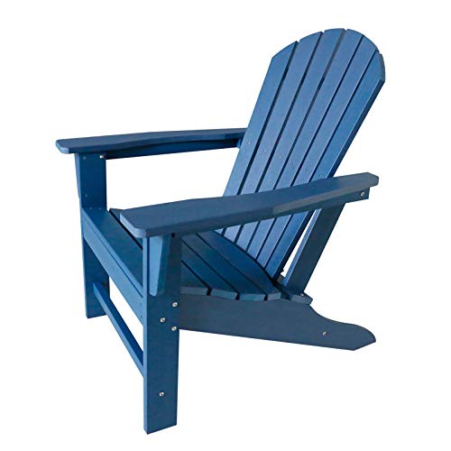 DAILYLIFE HDPE Plastic/Resin Classic Outdoor Adirondack Chair for Patio Deck Garden,Backyard & Lawn Furniture