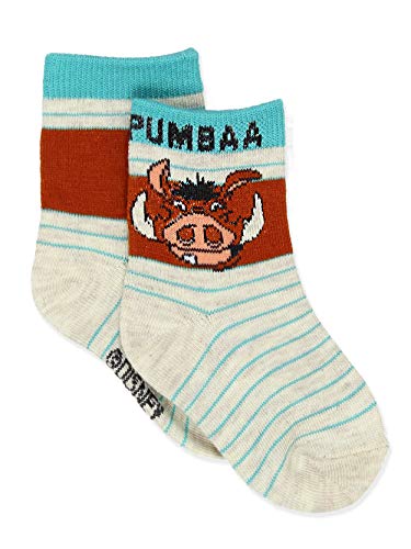 The Lion King Toddler Boys Girls 5 Pack Crew Socks Set (Shoe: 7-10 (Sock: 4-6), 5 Pack Crew)