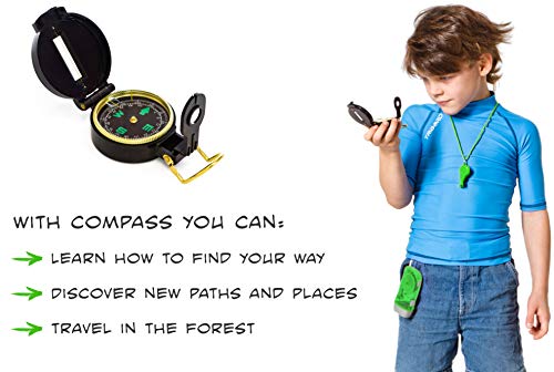 Small Discoverer Outdoor Exploration Set - Perfect 3-12 Year Old boy Toys and Girl Toys - Kids Adventure Pack - Good Birthday Children Outdoor Educational Kit