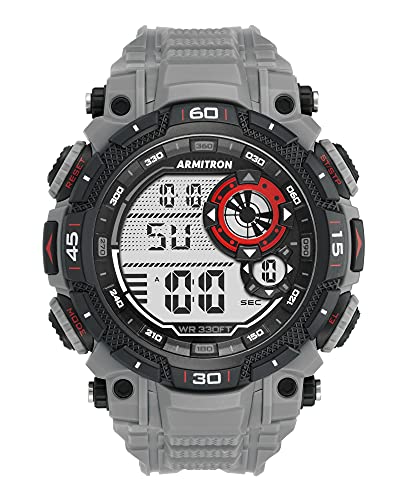Armitron Sport Men's Digital Chronograph Resin Strap Watch, 40/8397