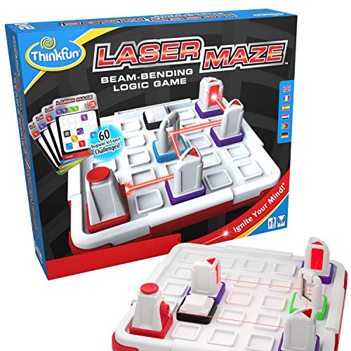 Think Fun Laser Maze (Class 1) Brain Game and STEM Toy for Boys and Girls Age 8 and Up â Award Winning and Mind Challenging Game for Kids (44001014)