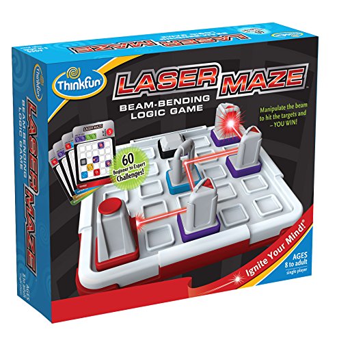 Think Fun Laser Maze (Class 1) Brain Game and STEM Toy for Boys and Girls Age 8 and Up â Award Winning and Mind Challenging Game for Kids (44001014)