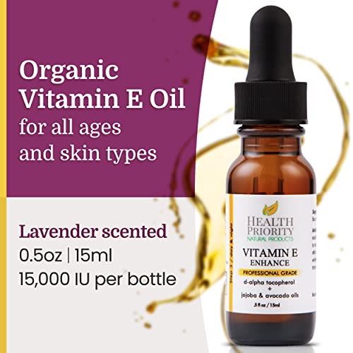 Pure Vitamin E Oil for Skin & Scars - Handmade, Vegan