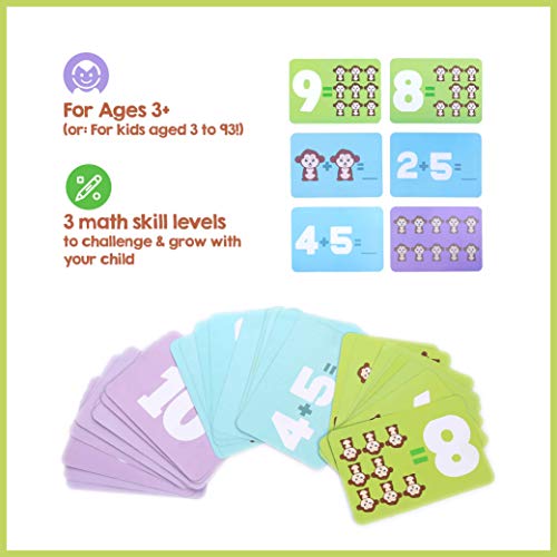 CoolToys Monkey Balance Cool Math Game for Girls & Boys | Fun, Educational Children's Gift & Kids Toy STEM Learning Ages 5+ (64-Piece Set)
