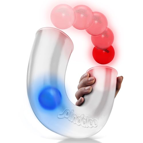 pindaloo Juggling Skill Toy with 1 Ball | an Exciting New Game for Kids Teens and Adults - Indoor and Outdoor Play | Have a Whole Lot of Fun Developing Motor Skills and Learning to Juggle (Neon)