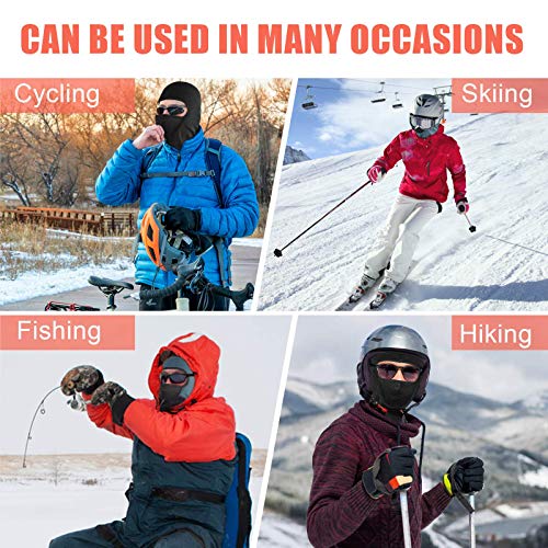 Winter Balaclava Ski Mask Cold Weather Windproof Fleece Thermal Face Mask