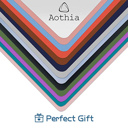 Aothia Natural Cork & Leather Double-Sided Desk Mat