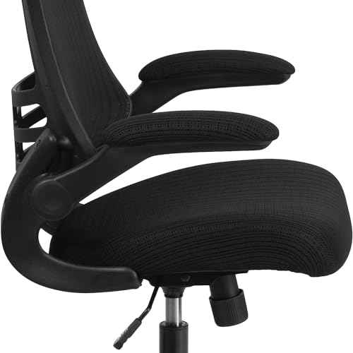 Ergonomic High-Back Swivel Office Chair, Adjustable Lumbar Support