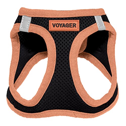 Voyager Step-In Air Dog Harness - All Weather Mesh Step in Vest Harness for Small and Medium Dogs by Best Pet Supplies - Orange, X-Small