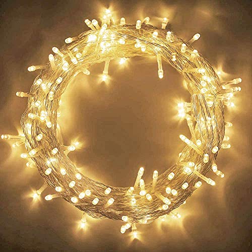 MYGOTO 33FT 100 LEDs String Lights Waterproof Fairy Lights 8 Modes with Memory 30V UL Certified Power Supply for Home, Garden, Wedding, Party, Christmas Decoration Indoor Outdoor (Warm White)