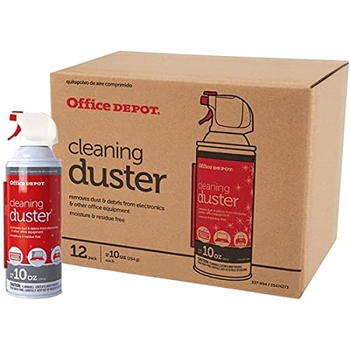Office Depot Brand Cleaning Dusters, 10 Oz, Pack of 12