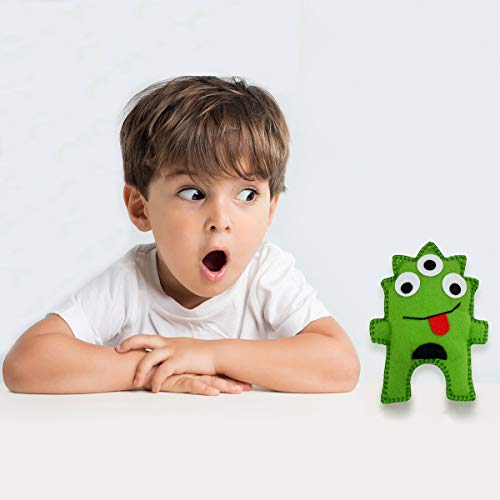 Little Monsters Beginners Sewing Craft Kit for Kids (Ages 7 to 12) Educational Gift for Boys and Girls
