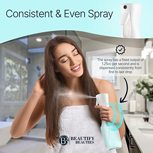Beautify Beauties Flairosol Hair Spray Bottle ? Ultra Fine Continuous Water Mister for Hairstyling, Cleaning, Plants, Misting & Skin Care (24 Ounce)