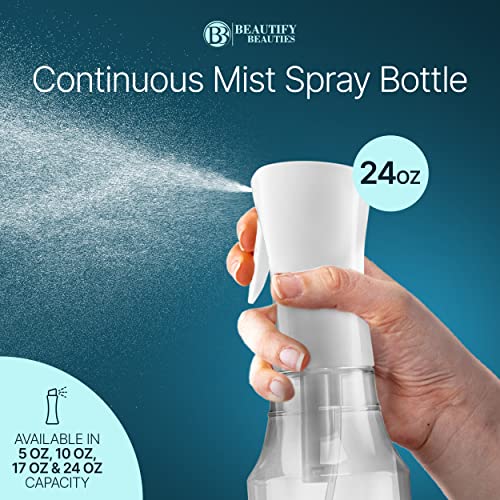 Beautify Beauties Flairosol Hair Spray Bottle ? Ultra Fine Continuous Water Mister for Hairstyling, Cleaning, Plants, Misting & Skin Care (24 Ounce)