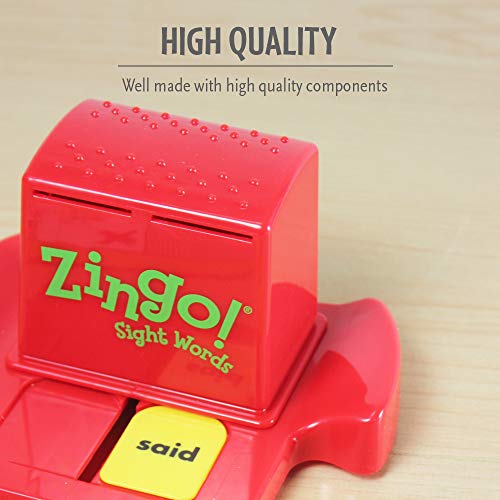 ThinkFun Zingo Sight Words Award Winning Early Reading Game for Pre-K to 2nd Grade - Toy of the Year Finalist, A Fun and Educational Game Developed by Educators for Boys and Girls