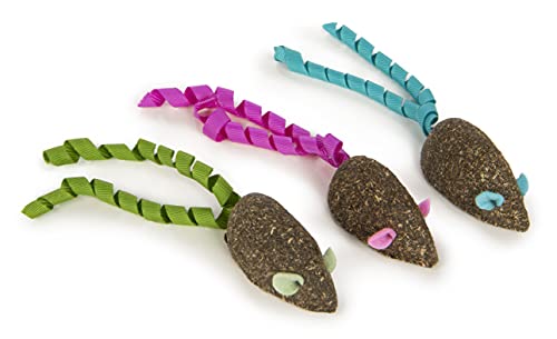 SmartyKat Magic Mice Catnip Ribbon Cat Toys