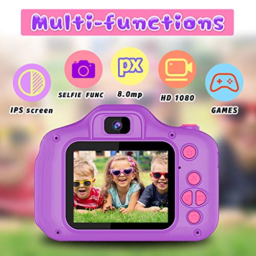 Seckton Kids Selfie Camera - Christmas Gifts for Girls
