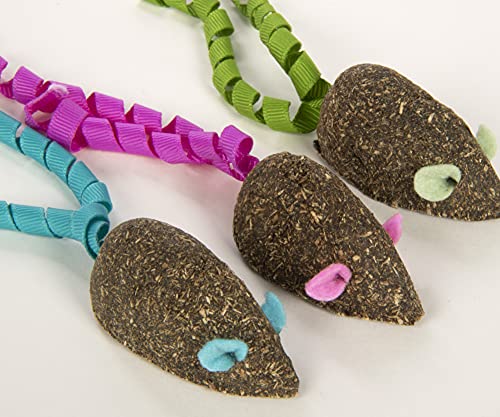 SmartyKat Magic Mice Catnip Ribbon Cat Toys