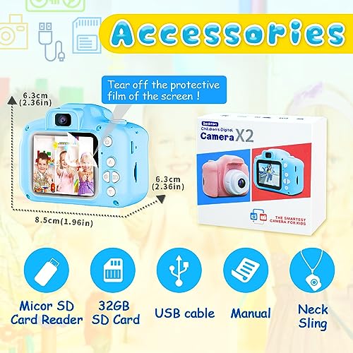 Kids Selfie Camera, HD Digital Video Toy