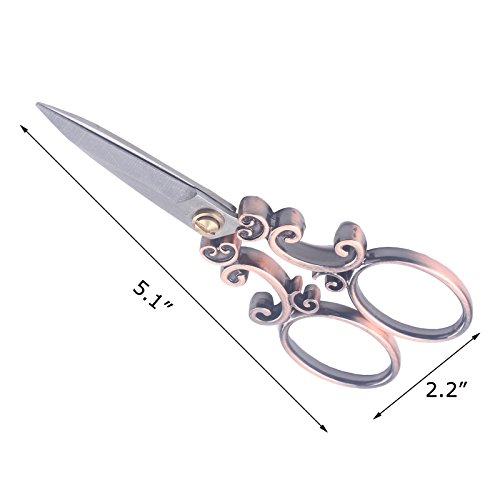 European Vintage Stainless Steel Sewing Scissors for DIY
