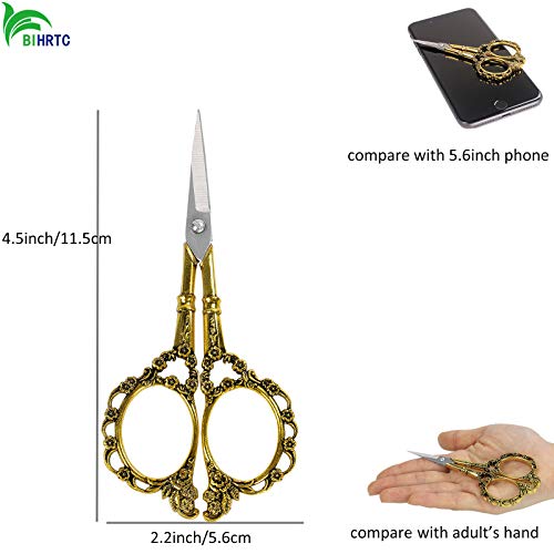 European Plum Blossom Scissors for Embroidery & Crafts