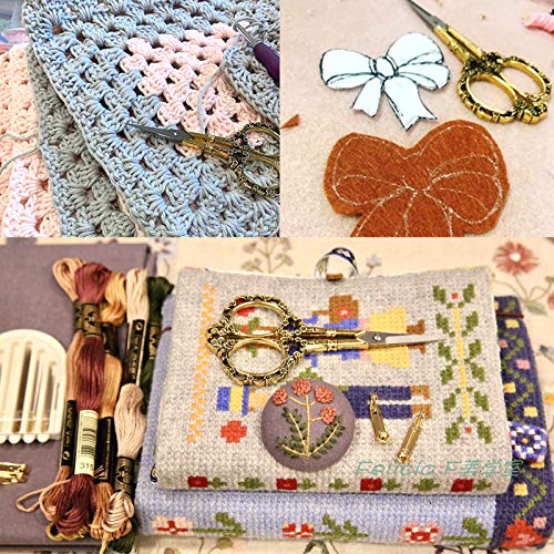 European Plum Blossom Scissors for Embroidery & Crafts