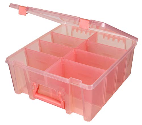 ArtBin Super Satchel Double Deep with Removable Dividers, Portable Art & Craft Storage with Handle