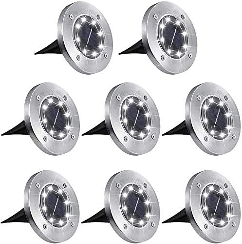 Outdoor Solar Ground Lights for Garden Pathway Patio