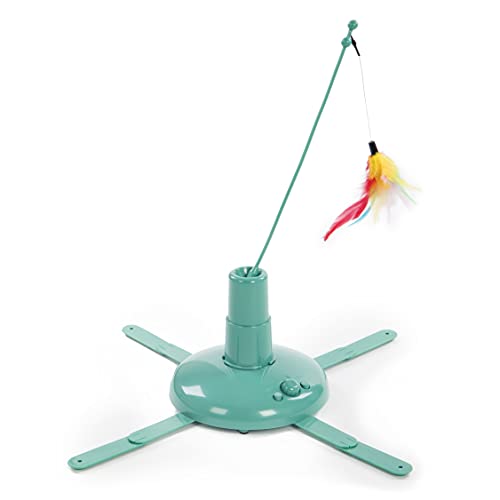 Blue Loco Motion Wand Cat Toy