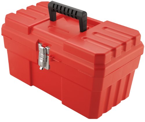 Plastic Tool Box, 35.6cm, Red
