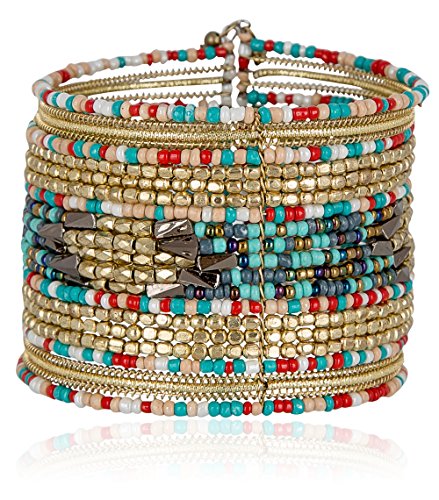 SPUNKYsoul Cuff Bracelets for Women Collection (Red/Teal/Gold)