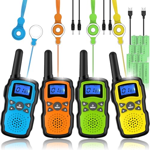 Walkie Talkies for Kids and Adults | Rechargeable Sets