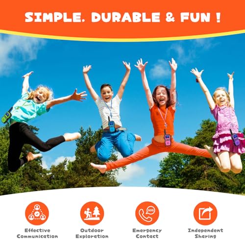 Walkie Talkies for Kids & Adults: 3 Pack