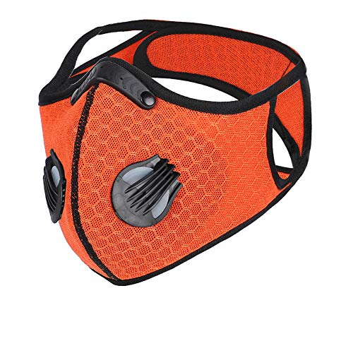 Outdoor Sports Half Face Mask Carbon Filter Breathable Riding Mask Adjustable Windproof Dust Mask Running Cycling Skiing