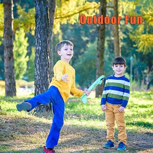 4 Pack Airplane Toys, 17.5" Large Throwing Foam Plane, 2 Flight Mode, Foam Gliders, Flying Aircraft, Birthday for Kids 3 4 5 6 7 8 9 Year Old Boy,Outdoor Sport Game Toys, Party Favors