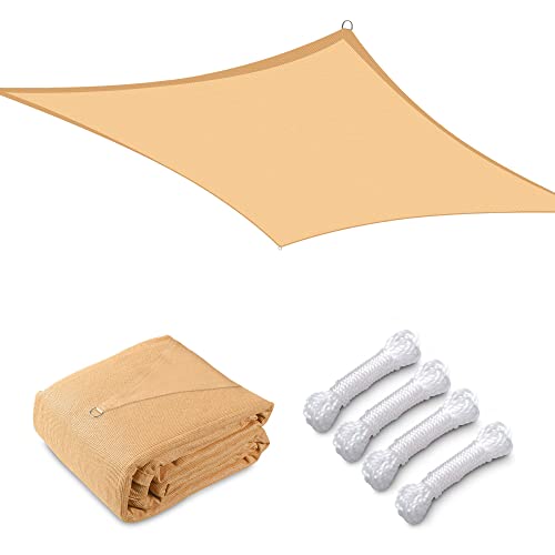 18'x18' Mellow Yellow Sun Shade Sail for Outdoor Spaces
