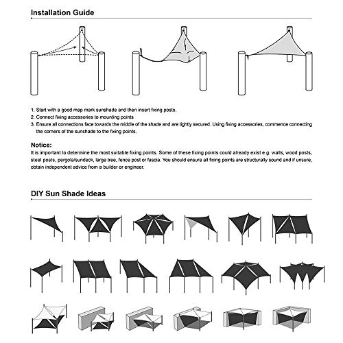 18'x18' Mellow Yellow Sun Shade Sail for Outdoor Spaces