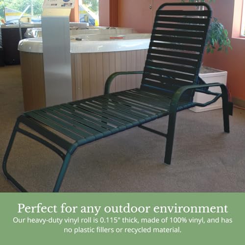Vinyl Strap for Patio Chairs - Dark Green