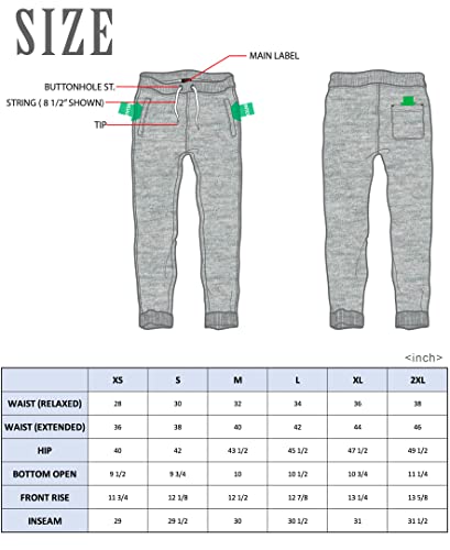 Southpole Men's Active Fleece Jogger Pants - Various Sizes
