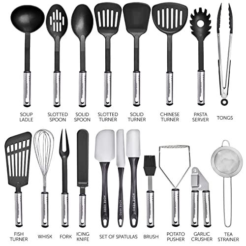 Home Hero Kitchen Utensil Set Cooking Utensils Set - Nylon Kitchen Utensils Set Kitchen Tool Set 44 Pcs. Cooking Utensil Set Kitchen Set Spatula Set Kitchen Gadgets Kitchen Tools Kitchen Accessories