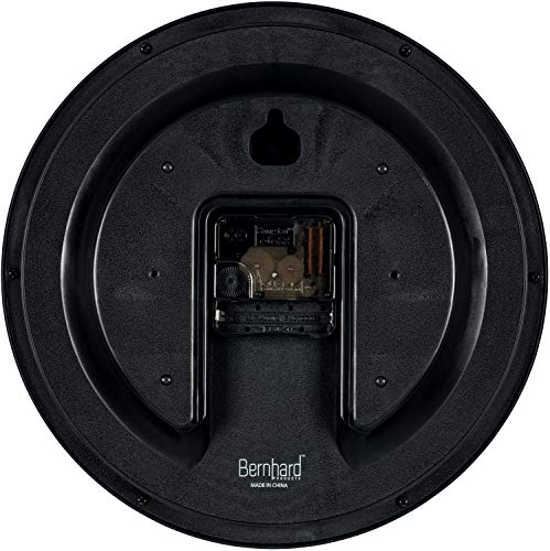 Black Silent Wall Clock - 10 Inch