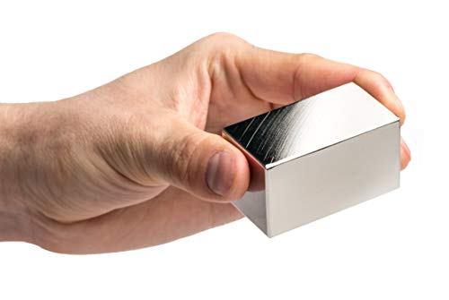 THE BEST CHOICE on Amazon (New Size from BestSeller) 400 LBS/180 KG Pull Force Neodymium Magnet 1.25x1.25x2.25 in. Home Application Grade