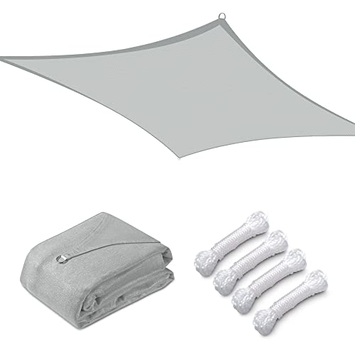 Gray Sun Shade Sail for Outdoor Patio and Garden