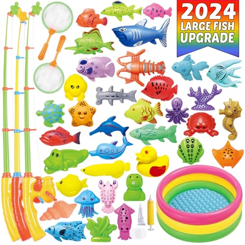 Kids Magnetic Fishing Game Set for Water Play