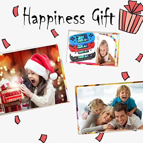 Beijue 16 Bit Handheld Games for Kids Adults 3.0'' Large Screen Preloaded 100 HD Classic Retro Video Games no Need WiFi USB Rechargeable Seniors Electronic Game Player Birthday Xmas Present (Red)