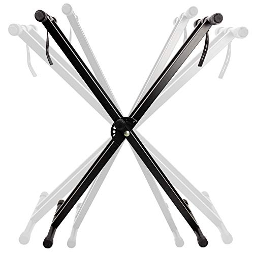 RockJam Adjustable Keyboard Stand with Locking Straps & Quick Release Mechanism