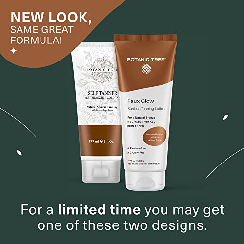 Self Tanner, Sunless Tanner w/Organic and Natural Ingredients, Self Tanning Lotion for Flawless Bronzer Skin, Sunless Tanning Lotion- Self Tan for All Skin Types-Self Tanners Best Sellers, Fake Tan.