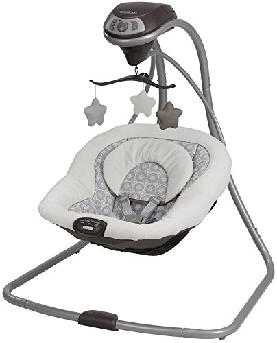 Graco Simple Sway Baby Swing | 2 Speed Vibration, Abbington